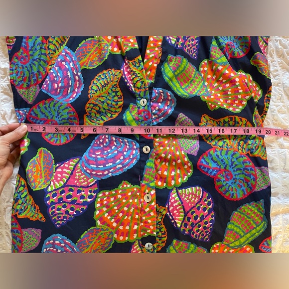 THML Navy Seashell Dress Sz. M - Picture 10 of 12